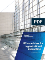 HR as a Driver for Organizational Innovation (KPMG 2013)