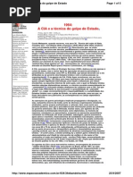 A CIA e a técnica do golpe de Estado