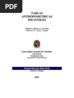Tablas Antropometricas InFanTiles