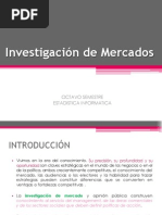 Investigacion de Mercados Introduccion y Clasificacion