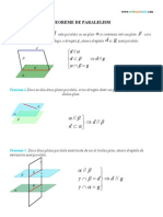 Teoreme de Paralelism