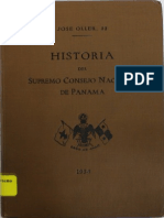 (1934) Historia Del Supremo Consejo Nacional de Panamá