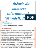 La théorie du commerce international (Mundel, 1957)