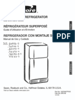 Kenmore Refridgerator Manual