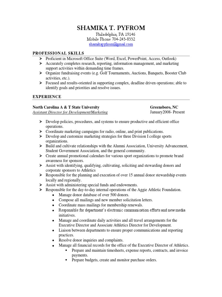 Executive Assistant Marketing Director in Philadelphia PA