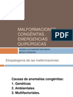 [clase 13] MALFORMACIONES CONGÉNITAS . EMERG QX_AGIP2013