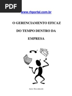 Apostila O Gerenciamento Eficaz Do Tempo Dentro Da Empresa