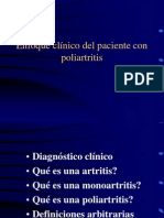 Enfoque Del Pte Con Poliartritis