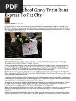 Charter School Gravy Train Runs Express To Fat City