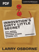 Download Innovations Dirty Little Secret by Larry Osborne Excerpt by Zondervan SN168981694 doc pdf