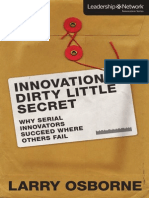 Innovation's Dirty Little Secret by Larry Osborne (Excerpt)