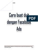 Cara Buat Duit Dengan Facebook Ads