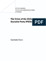 Carmelo Furci - The Crisis of The Chilean Socialist - Party in 1979