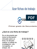 Cómo Hacer Fichas de Trabajo