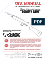 Owner'S Manual: "Tommy Gun"