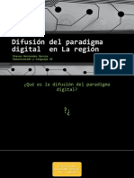 Difusión del paradigma digital  en La región