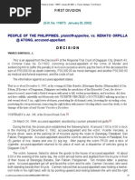 People of The Philippines, Plaintiff-Appellee, vs. Renato Orpilla at ATONG, Accused-Appellant