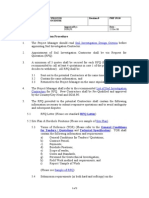 A. Soil Investigation Procedure