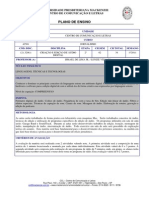 PLANO DE ENSINO - Audio Digital PDF