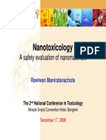 Safty Nanotoxicology