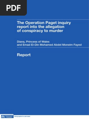 14 12 06 Diana Report Pdf Diana Coroner