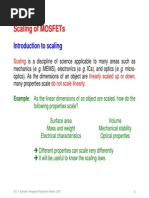 Mosfet Scaling