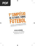 1º SIMPOSIO DE ESTUDOS SOBRE FUTEBOL