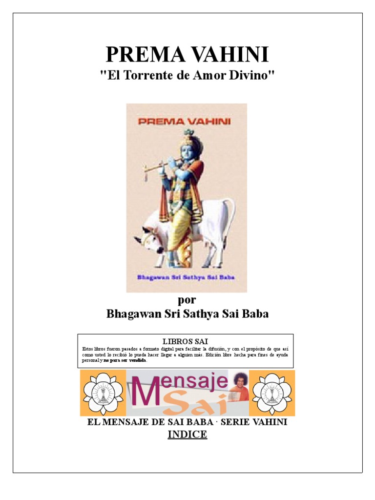 Prema Vahini (Español) PDF Alma Amor