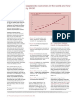 Global City GDP Rankings 2008-2025