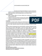 Determinación de Humedad (Segunda Parte)