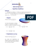 Superficies Cuádricas: Ecuaciones y Gráficos