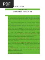 Tata Tertib Kos
