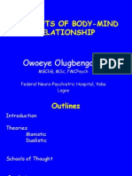 Mind-Body Relationship.. DR Owoeye