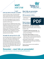 Fall Prevention FactSheet