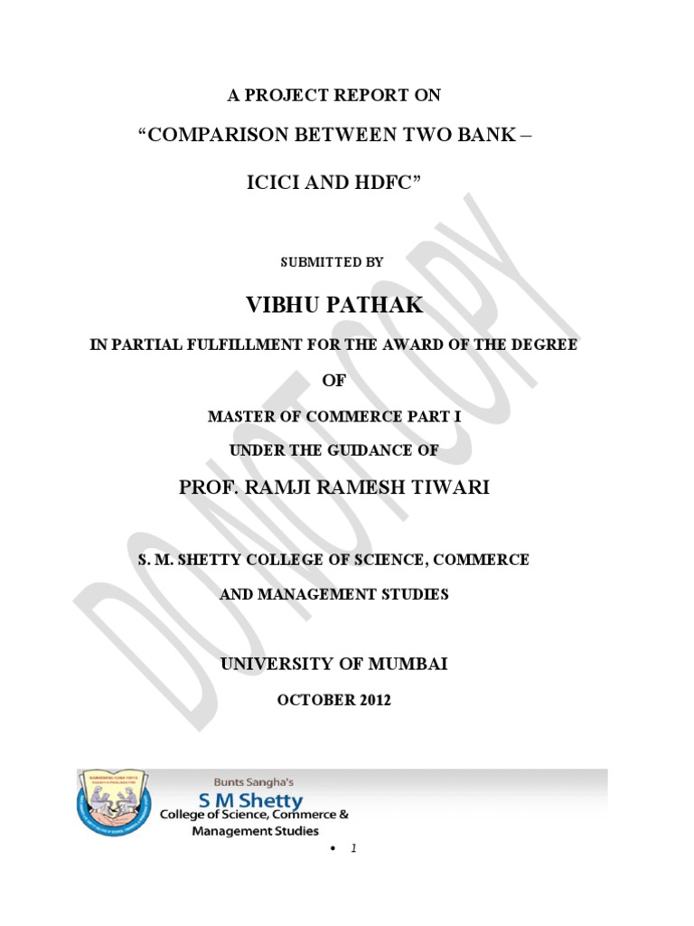Comparative Analysis Icici Bank Hdfc Bank Asset Liability Management