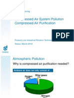 Compressed Air System Pollution Compressed Air Purification: Product Training