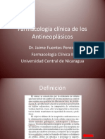 Clase 18, Farmacoterapia de Las Neoplasias