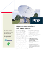 9.4 Meter C-Band or Ku-Band Earth Station Antenna