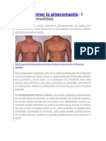 Como Eliminar La Ginecomastia