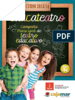 Folleto Teatro Escolar 2013 Murcia PDF