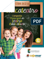 Folleto Teatro Escolar 2013 Fuente Vaqueros PDF