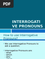 8.4 - Interrogatives