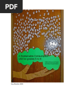 Download Sustainable Consumption Unit for 5th to 8th Grade by merollejg SN16907554 doc pdf