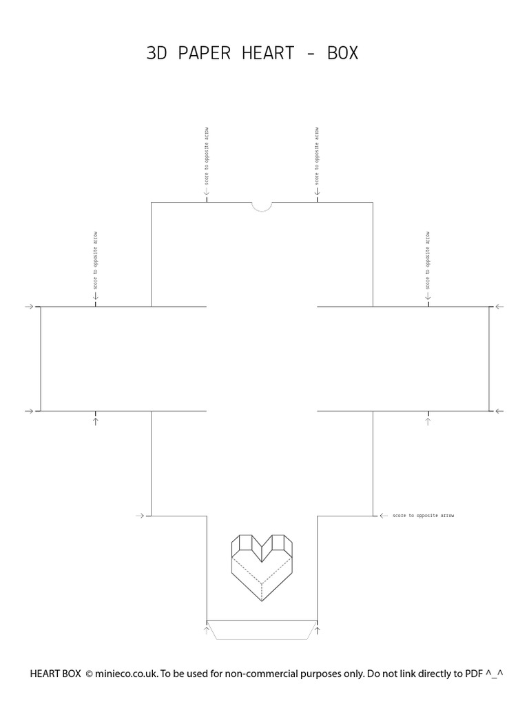 3d Paper Heart Box PDF | PDF | Computing And Information Technology