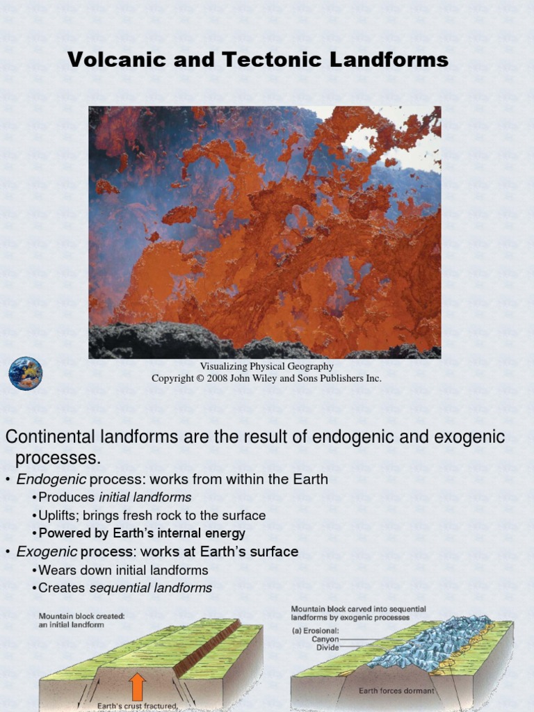 Volcanic and Tectonic Landforms | PDF | Volcano | Fault (Geology)
