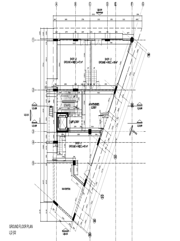 Ground Floor Plan Dimensions | PDF