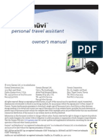 Owner's Manual Personal Travel Assistant