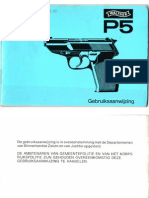 Walther p5 Manual Dutch .