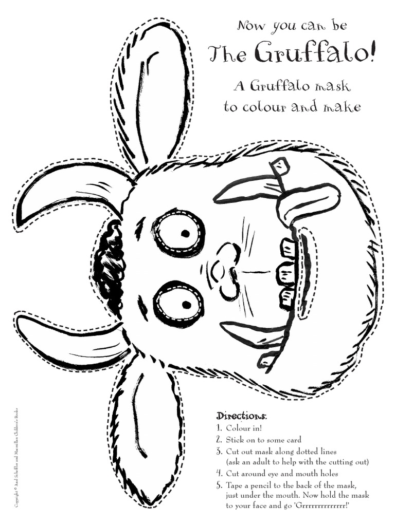 gruffalo mask | pdf