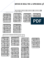 Acordes de Fa Mayor Graficos de Escala para La Improvisacion (Iii) PDF